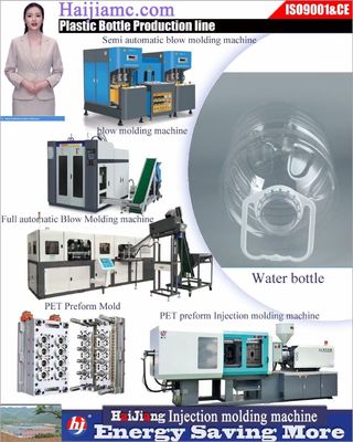 PET-Vorformspritzgießmaschine mit 3 - 4 Zonen Heizung 1400-1700 Bar Druck